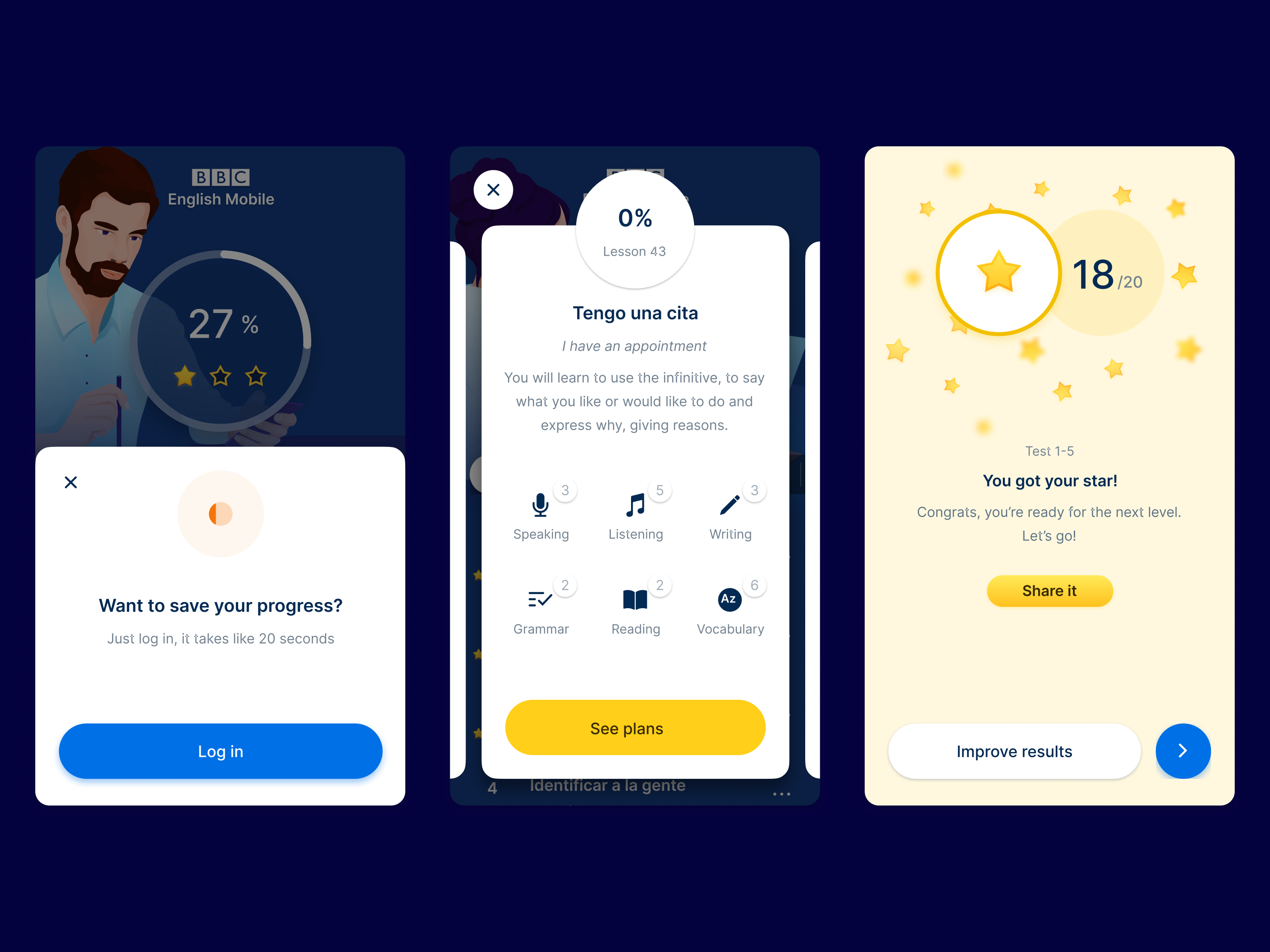 mobile screen