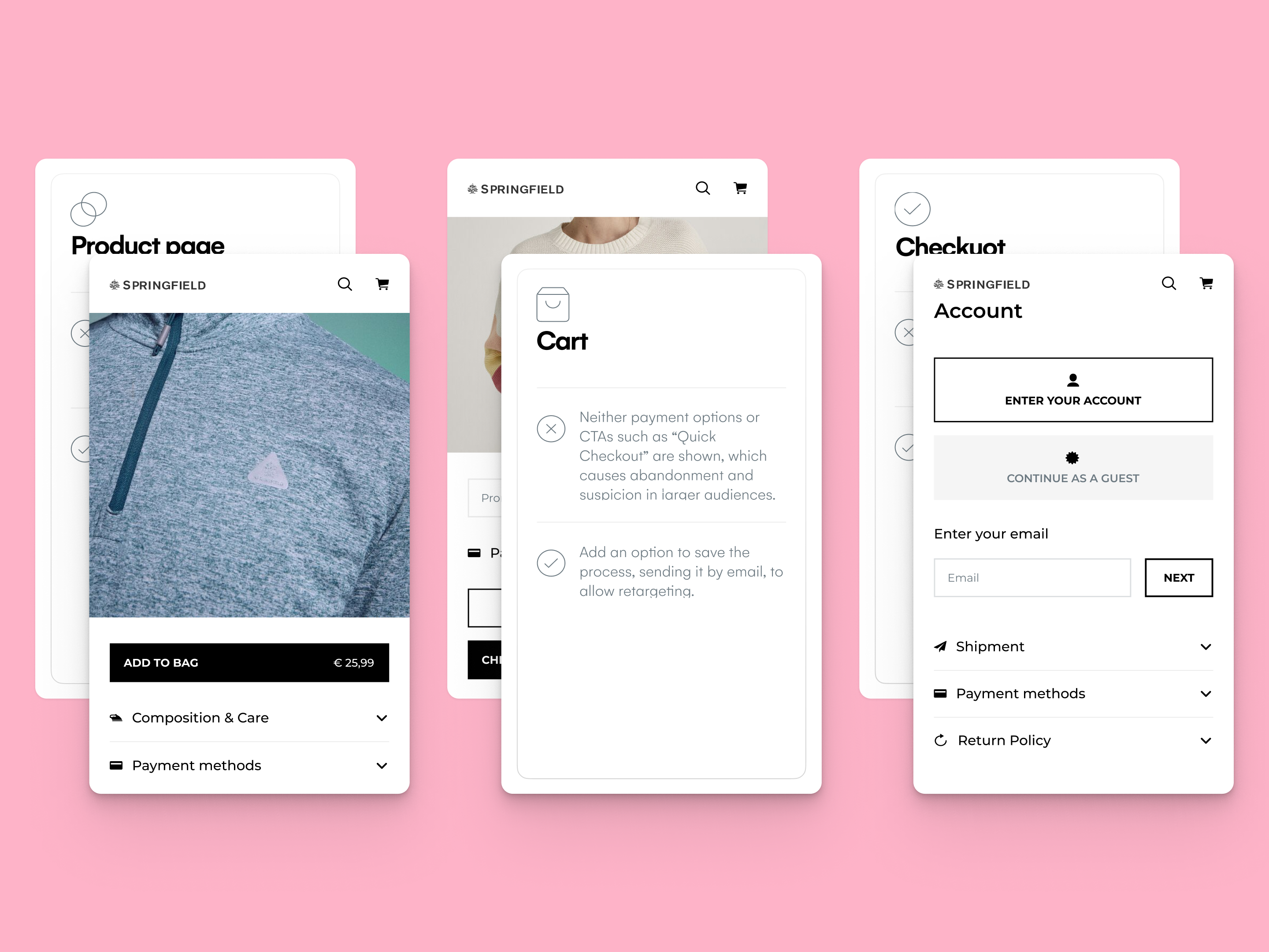 desktop and app design